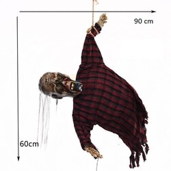 Halloween Korkuluk Zombi Elinden Asılan Hareketli 90 cm (Renk Seçiniz ) - 2