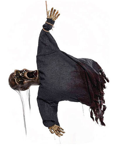 Halloween Korkuluk Zombi Elinden Asılan Hareketli 90 cm Gümüş - 