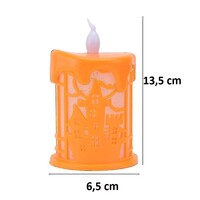 Halloween Led Mum 9 cm Turuncu - 3