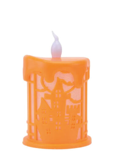 Halloween Led Mum 9 cm Turuncu - 