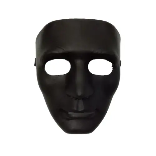 Halloween Maske Anonim Erkek Model Siyah - 1