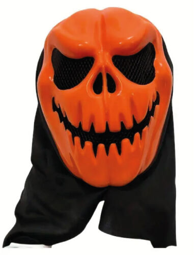 Halloween Maske Bal Kabağı Fileli Pumpkin Surat - 1