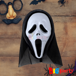  - Halloween Maske Çığlık Model Beyaz