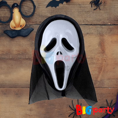 Halloween Maske Çığlık Model Beyaz - 1