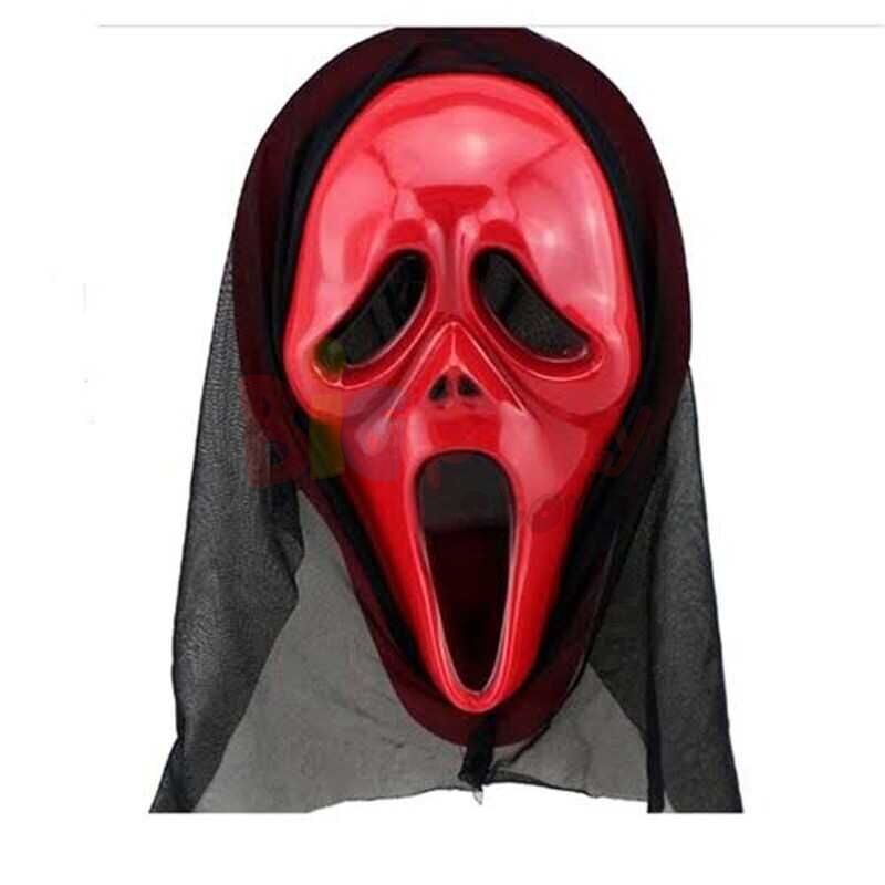 Halloween Maske Çığlık Model Kırmızı - 2