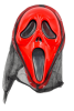 Halloween Maske Çığlık Model Kırmızı - 1