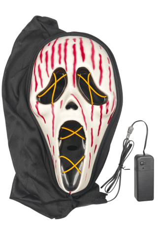Halloween Maske Çığlık Model Neon Model Lüks - 1