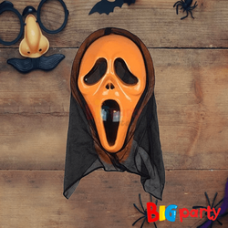  - Halloween Maske Çığlık Model Turuncu