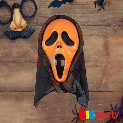 Halloween Maske Çığlık Model Turuncu - 1