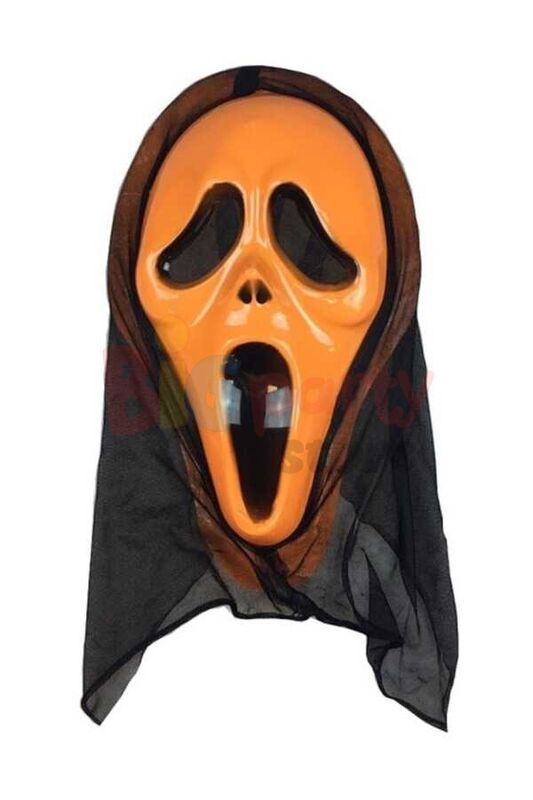 Halloween Maske Çığlık Model Turuncu - 2
