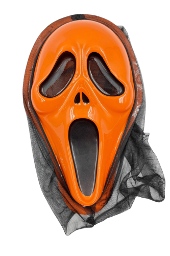 Halloween Maske Çığlık Model Turuncu - 1