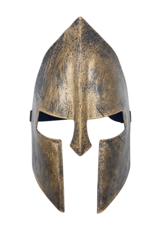 Halloween Maske Gladyatör Eskitme Altın - 1