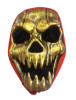 Halloween Maske İskelet Gold - 1
