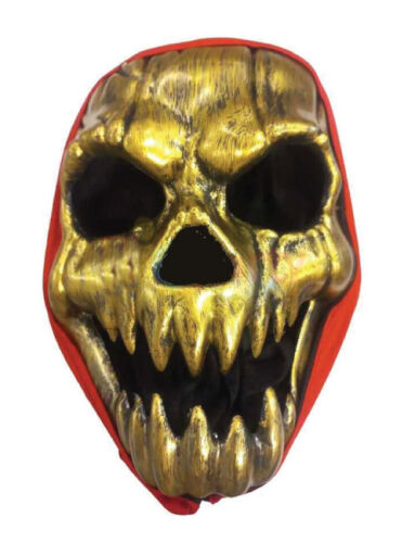 Halloween Maske İskelet Gold - 1