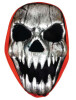 Halloween Maske İskelet Gümüş - 1