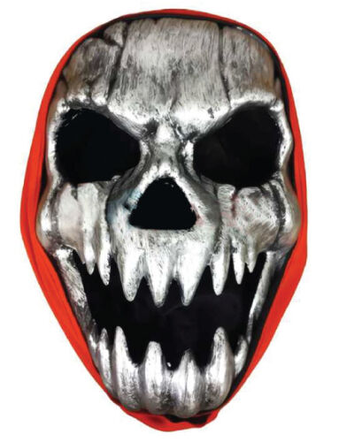 Halloween Maske İskelet Gümüş - 1