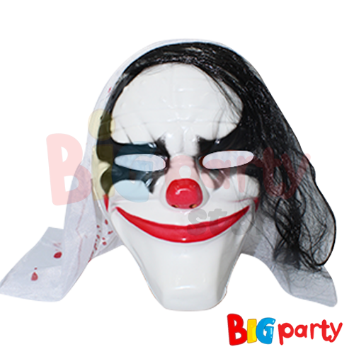 Halloween Maske Joker Saçlı - 2