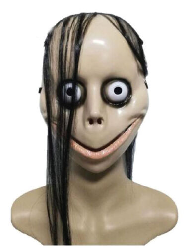 Halloween Maske Momo Şaçlı - 