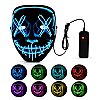 Halloween Maske Vendetta Neon Işıklı - 1