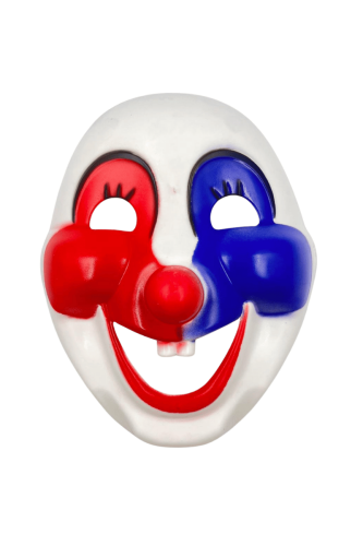 Halloween Maske Palyaço Model Kırmızı Mavi - 1