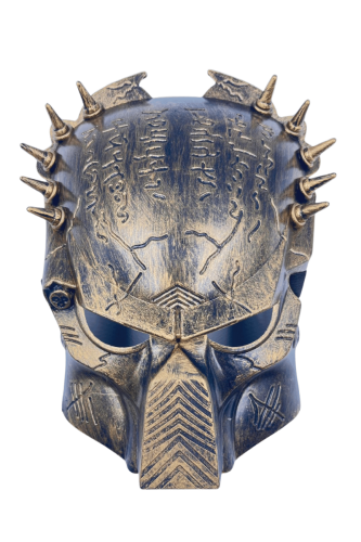 Halloween Maske Predator Altın - 