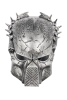 Halloween Maske Predator Gümüş - 1