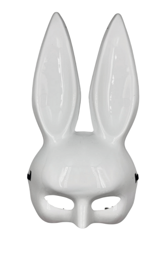 Maske Tavşan Uzun Kulaklı Beyaz - 1