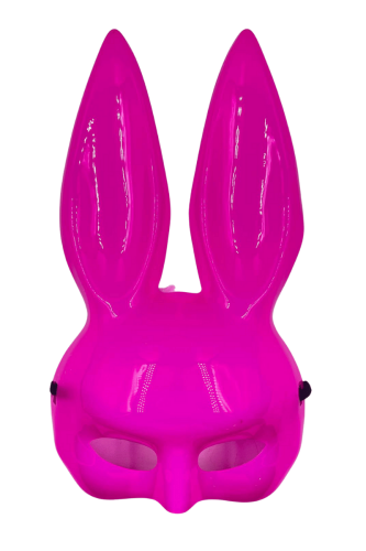 Maske Tavşan Uzun Kulaklı Pembe - 