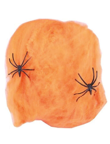 Halloween Pamuklu Örümcek Ağı 20 Gr Turuncu - 1