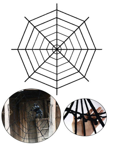 Halloween Örümcek Ağı 2x2 Metre Siyah - 1