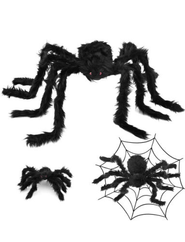 Halloween Örümcek Figür 30 Cm Siyah - 