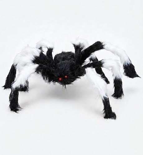 Halloween Örümcek Figür 45 Cm Beyaz - 