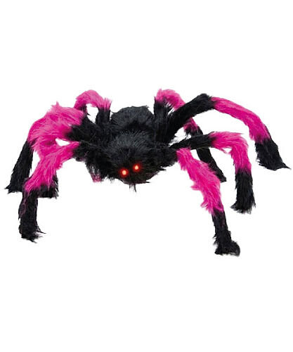 Halloween Örümcek Figür 45 Cm Fuşya - 