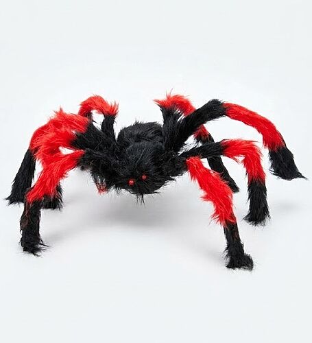  Halloween Örümcek Figür 45 Cm Kırmızı - 