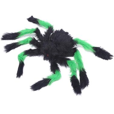 Halloween Örümcek Figür 70 Cm Yeşil - 