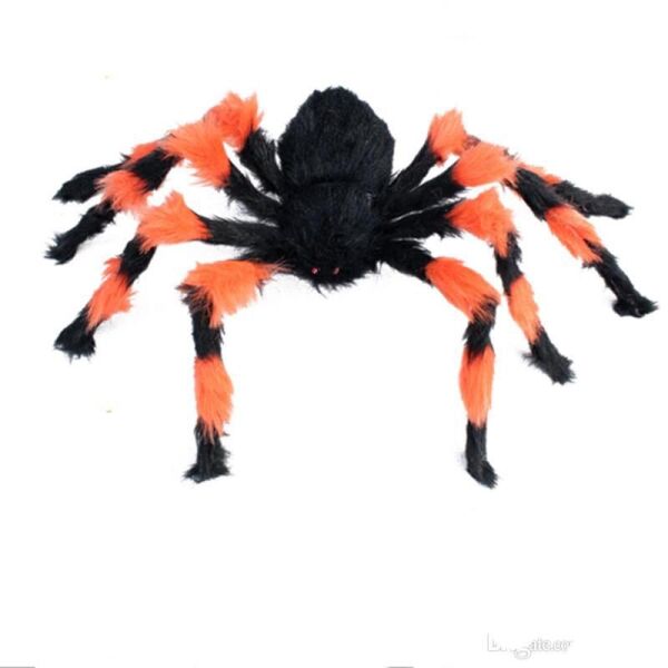 Halloween Örümcek Figür 70 Cm Turuncu - 