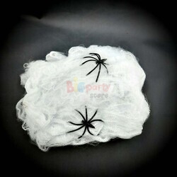 Halloween Pamuklu Örümcek Ağı 20Gr Beyaz - 2