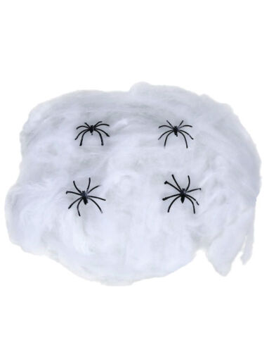 Halloween Pamuklu Örümcek Ağı 20Gr Beyaz - 1