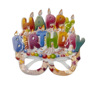Gözlük PVC Kaplı Happy Birthday Mumlu Model - 2