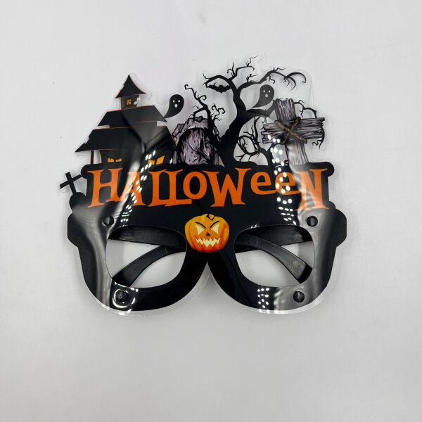 Halloween PVC Kaplı Gözlük Şatolu Model - 4