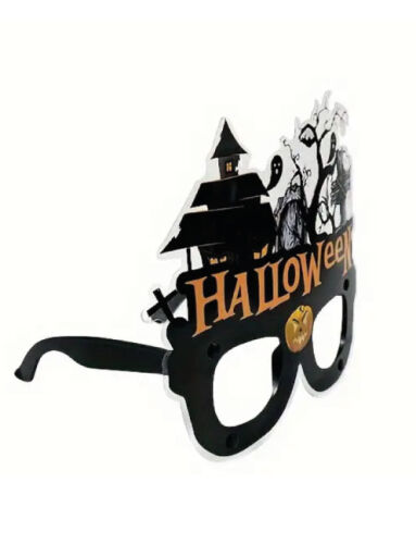Halloween PVC Kaplı Gözlük Şatolu Model - 2