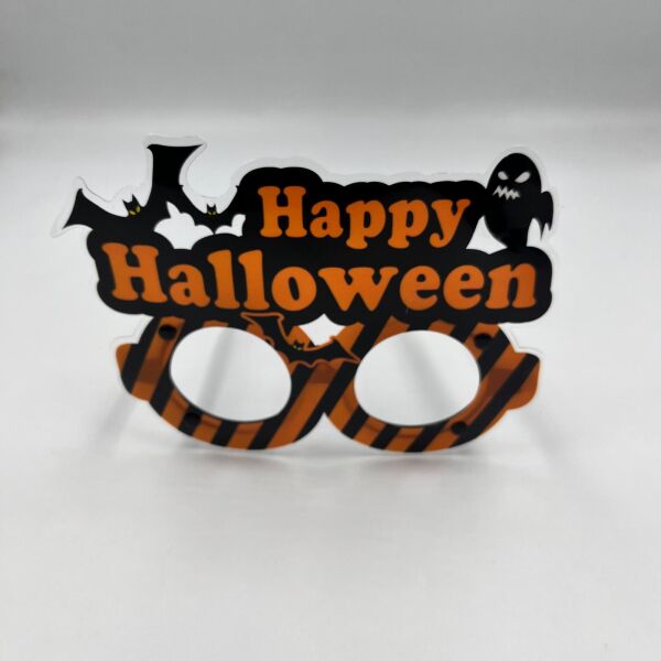 Halloween PVC Kaplı Gözlük Yarasa Model - 2