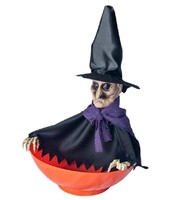 Halloween Şeker Kovası Cadı Figürlü Pilli - 1