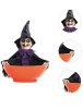 Halloween Şeker Kovası Cadı Figürlü Pilli - 1