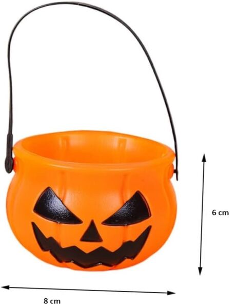 Halloween Şeker Kovası Kulplu 6x8 - 3