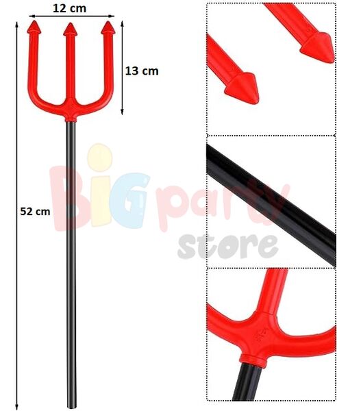 Halloween Şeytan Mızrağı 52 cm - 2