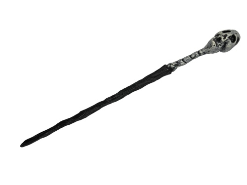 Halloween Sihirbaz Asası Plastik Kuru Kafa Model 45 Cm - 2