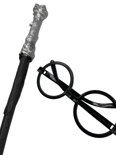 Halloween Sihirbaz Asası Gözlük Set - 