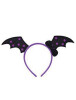 Halloween Taç Yarasa Mor Puantiyeli - 1
