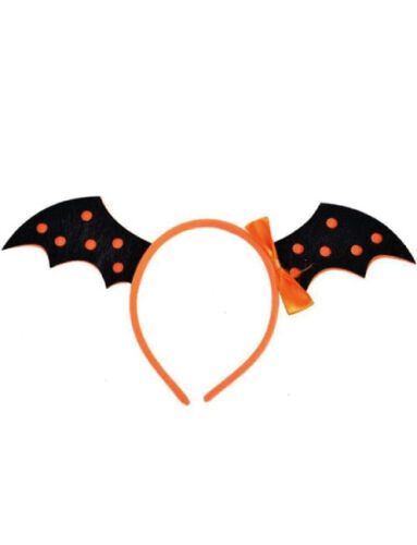 Halloween Taç Yarasa Turuncu Puantiyeli - 